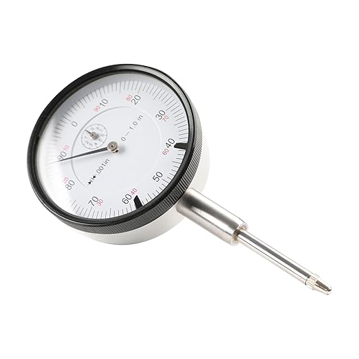 HFS(R) 0-1" Dial Indicator Lathe Tool High Precision, 1" Measuring Range, 0.001" Graduation Interval