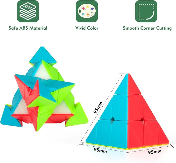 Stickerless Pyraminx Speed Cube - Image 2