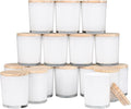 SHOWIN Thick Candle Jars for Making Candles 16 Pcs, 7 OZ Empty Jars by Showin