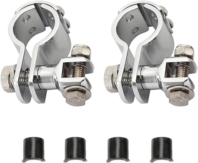 Motorcycle Footpegs 32mm Highway Crash Bar For Foot Peg Clamps Engine Guard Mounts Adapter For Fit Honda Suzuki Kawasaki Yamaha Harley Davidson