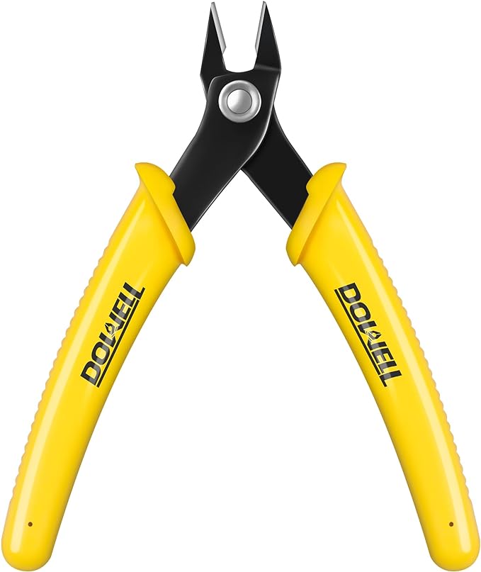 DOWELL Micro Cutter Flush Cutter Soft Wire Cutters Professional Cutting Copper And Aluminum Wire Cables