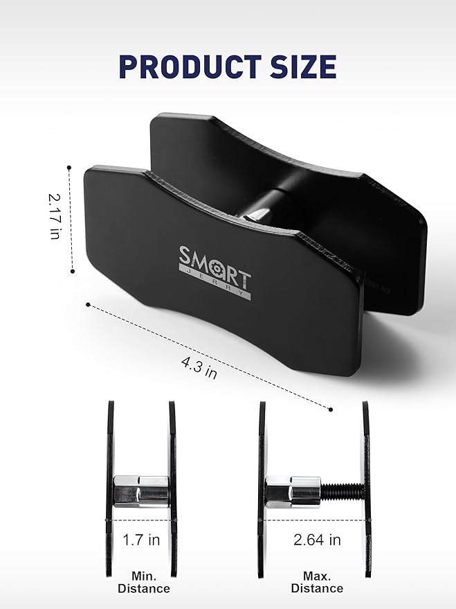 SMART JERRY - Brake Caliper Compression Tool, Caliper Piston Compressor Tool, Brake Caliper Tool, Brake Piston Compressor Tool, Universal Brake Pad Spreader for Car Brake Repair Installation