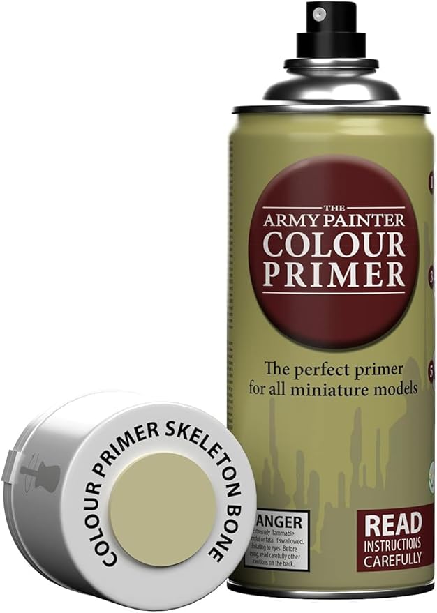 The Army Painter Colour Primer Skeleton Bone, 400 mL Acrylic Spray Primer by TheArmyPainter