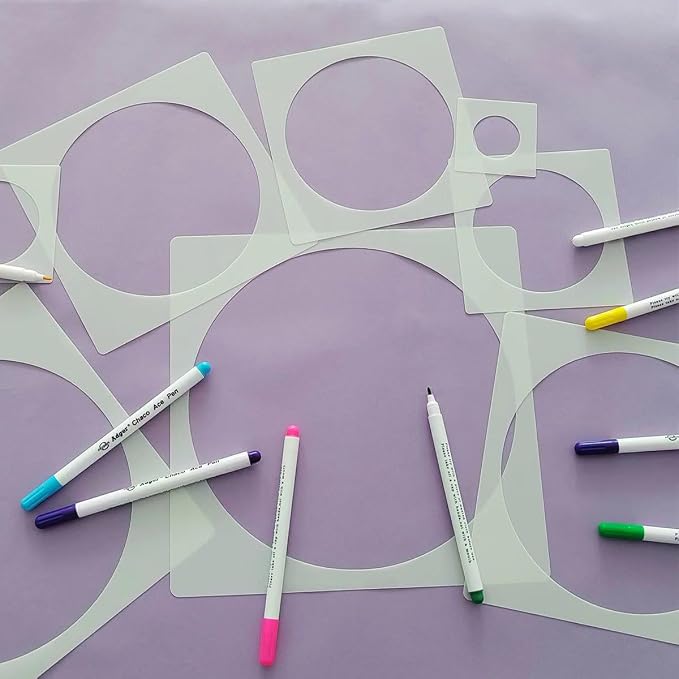 8 PCS Large Circle Stencil, Circle Stencils Different Sizes, Circle Template - Image 6