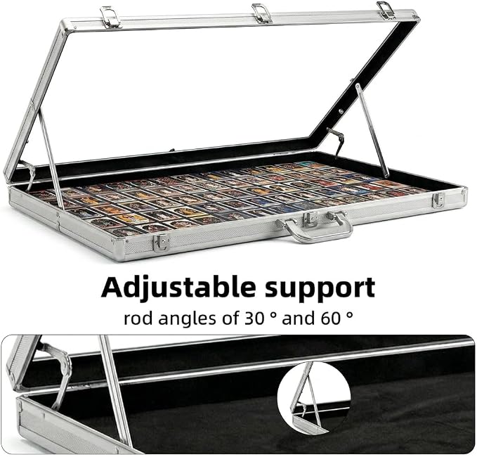 Large Portable Card Show Display Case 34"x22", Aluminum Lockable Trade Show - Image 2
