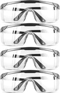 Safety GlassesClear Anti-Fog Goggles Over-Spec Glasses Protective Eye Wear by Unknown