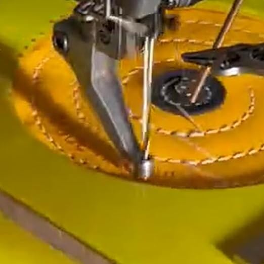 𝐋𝐮𝐨 𝐤𝐞 6'' 55 Ply Cotton Buffing Wheel - 1/2'' Arbor Medium Cloth Abrasive Cotton Buffing Polishing Wheel for Bench Grinder (Yellow)
