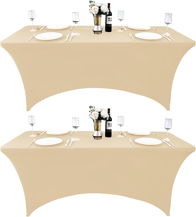 2-Pack 4ft Spandex Table Covers by Unknown