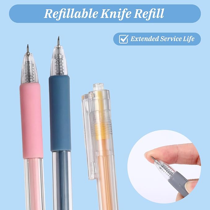8 PCS Knife Pen_shaped Craft Cutting Tools Paper Precision Cutter - Image 4