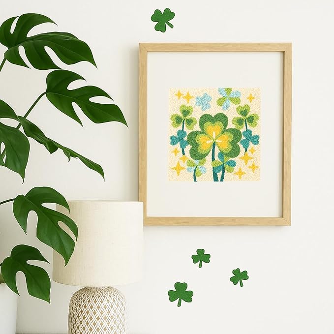 DOODLREAM Shamrock DIY Punch Needle Embroidery Kit - Image 6