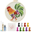 INFUNLY Rooster Punch Needle Embroidery Kits by INFUNLY
