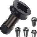 Angle Grinder Extension Shaft Set - 5/8"-11 Thread Electric Drill Conversion Collets Adapter for X-LOCK (1/8" 1/4" 3/8" 1/2" Collets 4PCS)