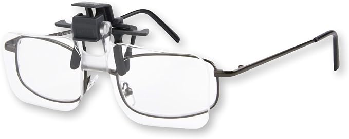 Carson Clip and Flip 2x Power Magnifying Lens | Handsfree Wearable Magnifier - Image 3