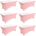 6-Pack 6ft Spandex Table Covers by Unknown