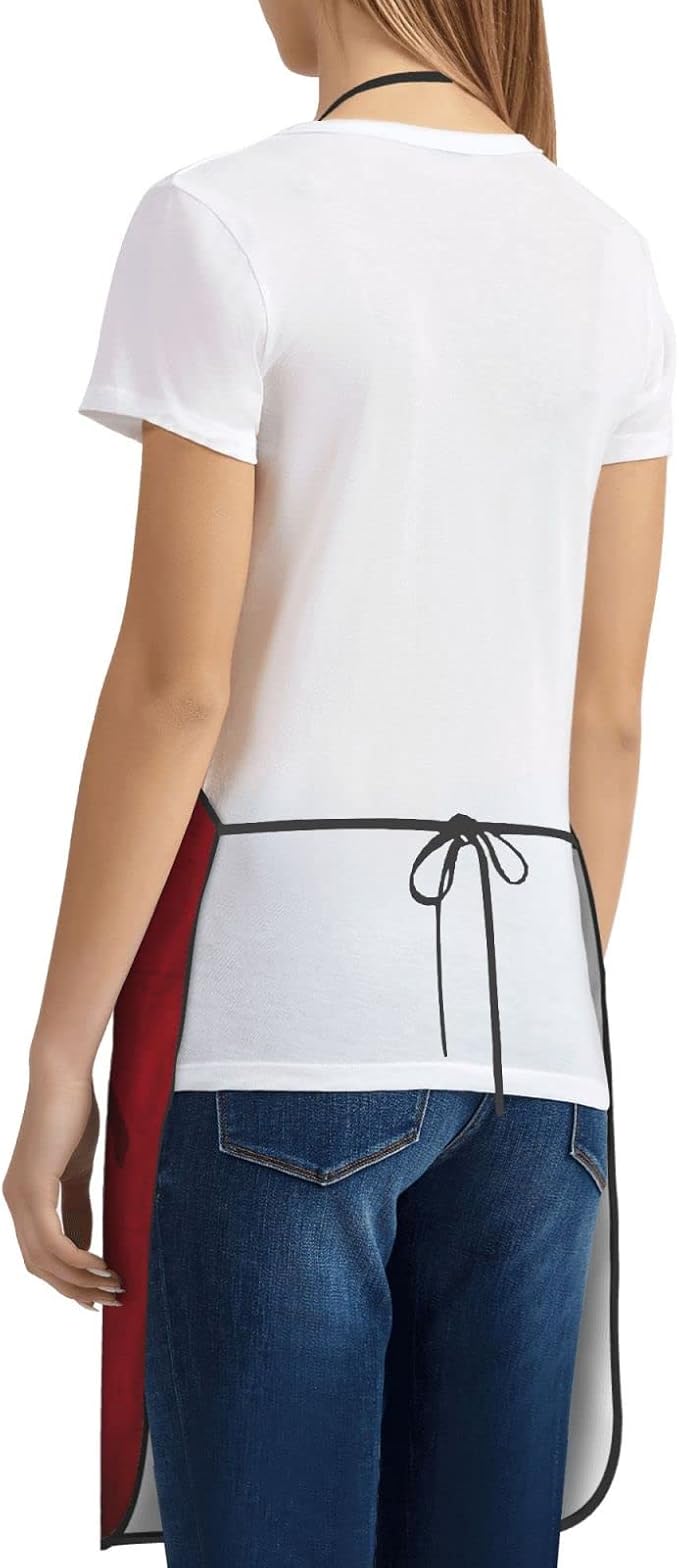 Apron Cooking Chef Work Shop Women Men Baking Decorations Painting Bbq Grilling - Image 5