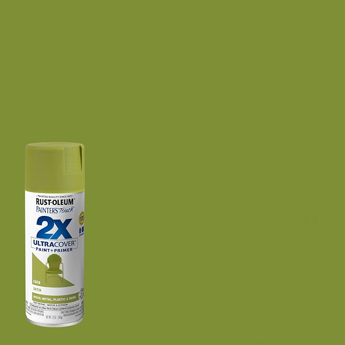 Rust-Oleum Painter's Touch 2X Ultra Cover Spray Paint, Satin Eden - Image 2