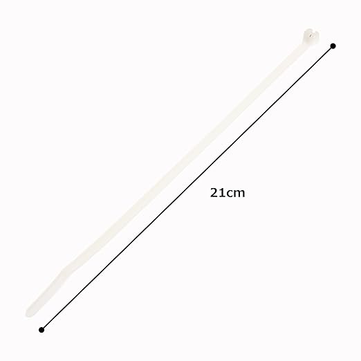 Panduit BT4M-M Cable Tie, Metal Barb, Miniature, Nylon 6.6, 14.2-Inch Length, Natural (1,000-Pack)