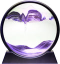 Arthink Moving Sand Art Picture in Motion Round Glass 3D Deep Sea Landscape by Arthink