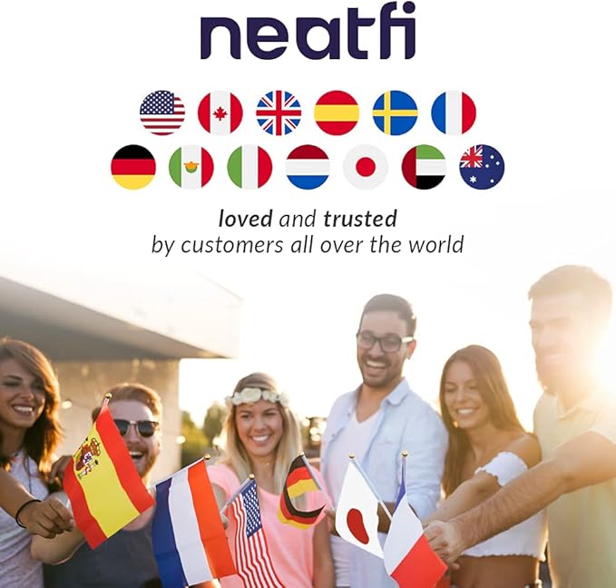 Neatfi XL 2,500 Lumens LED Task Lamp, 22 Inches Wide, 30W, 162 Pcs SMD LED, Eye-Caring, Desk Light with Clamp for Home, Office, and Study Room (Non-CCT, Black)