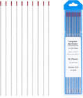 TIG Welding Tungsten Electrodes Tungsten Service 10-Pack (Red - 2% Thoriated Tungsten 1/16")