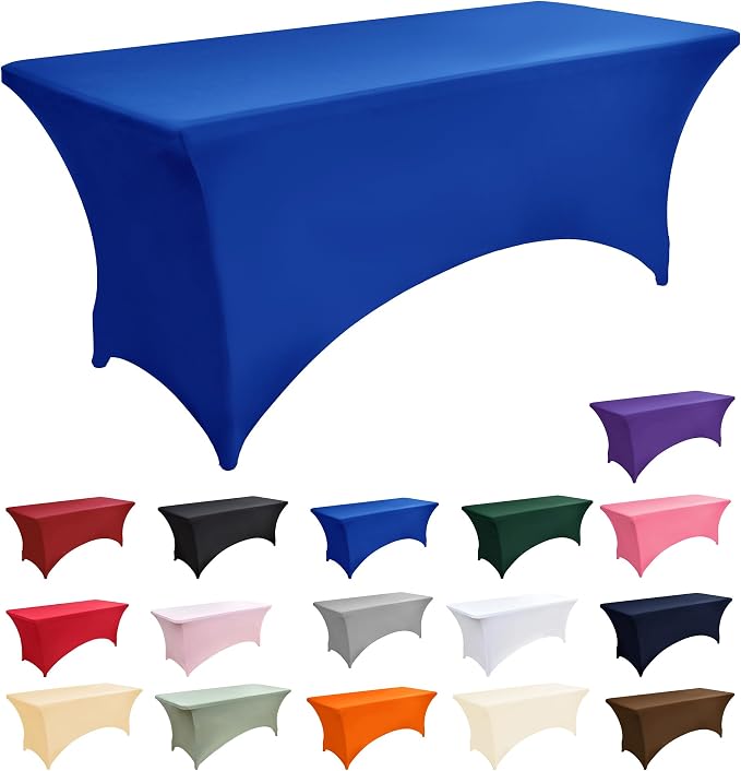 2-Pack 8ft Spandex Table Covers - Image 3