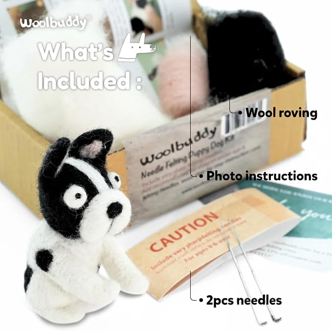 Woolbuddy Needle Felting Kit for Beginner Adults, Starter Set - Image 3