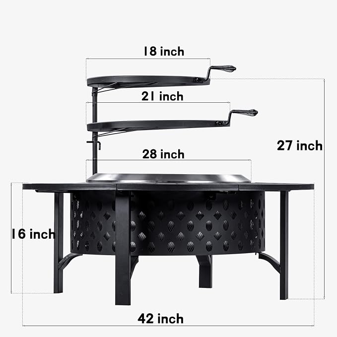 OutVue 42 Inch Smokeless Fire Pit - Image 3