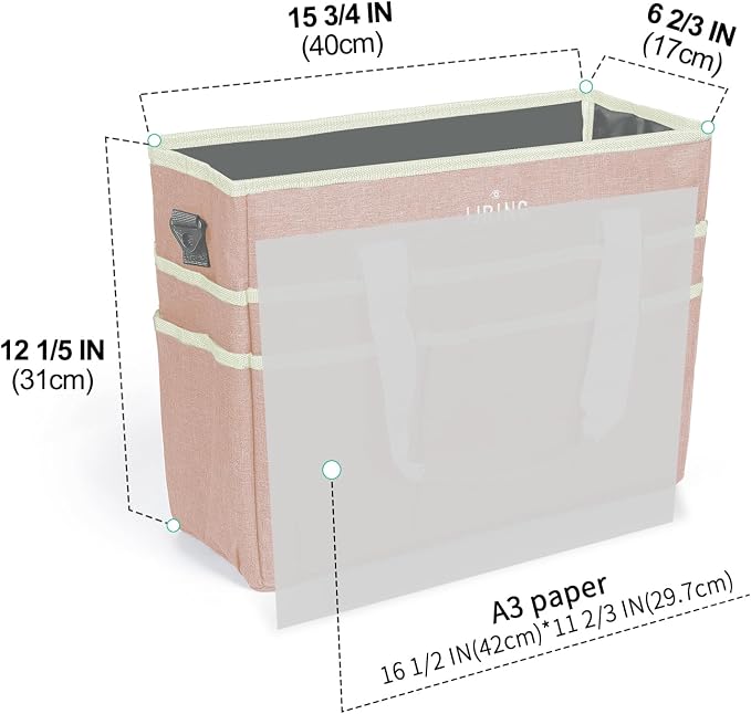 JJRING Craft Organizer Tote Bag, Large Art Storage Caddy - Image 3