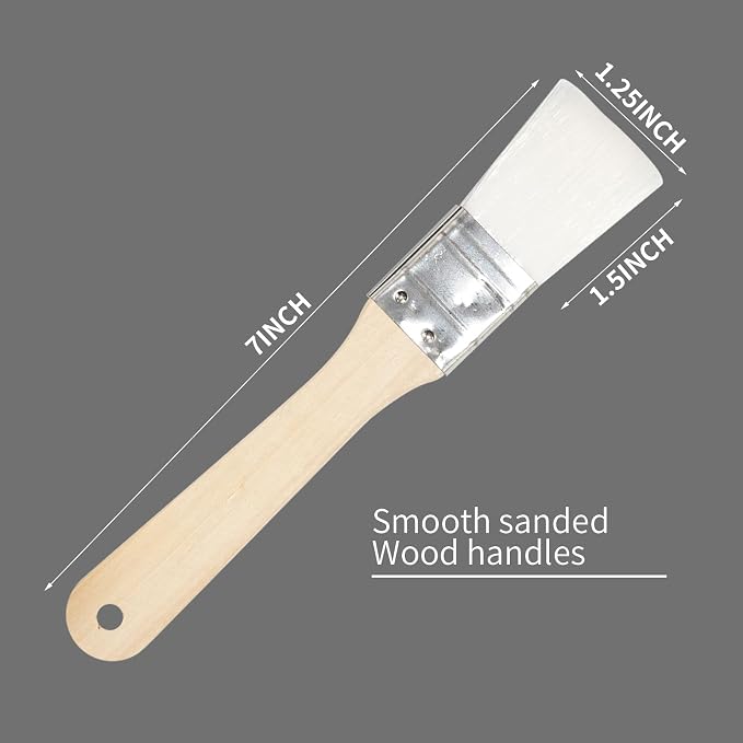 Set of 3 Chip Paint Brushes - Image 3