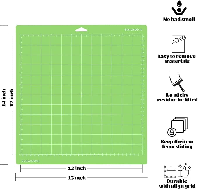 THANMAO Cutting Mat with Cricut Explore Air 2/Air 3 /Maker/Maker 3/4 Cutting - Image 3