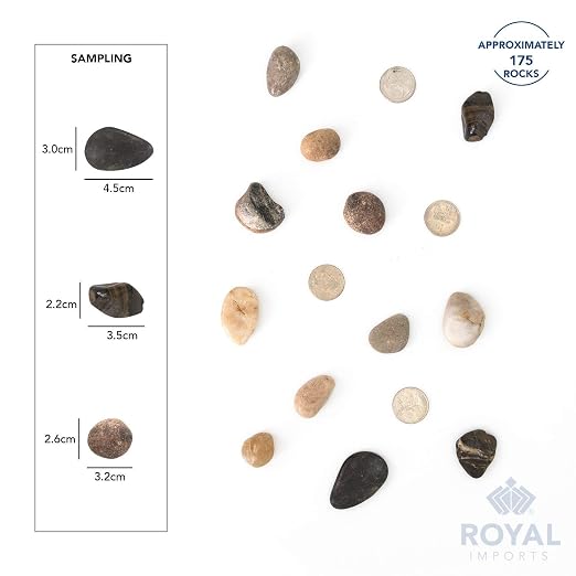 River Rocks Decorative Ornamental Vase Filler 1"-1.5" Natural Aquarium Gravel 1 - Image 3