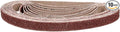 3/4 x 18 Inch Sanding Belt, 10 Pcs 36 Grit Aluminum Oxide Knife Sharpener Belts Work Sharpening for Belt Sander Knife Carving Tool Metal Working