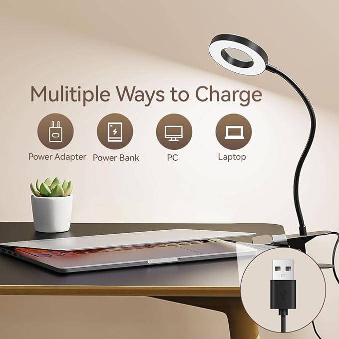 LED Desk Lamp Clip on Light - Image 6
