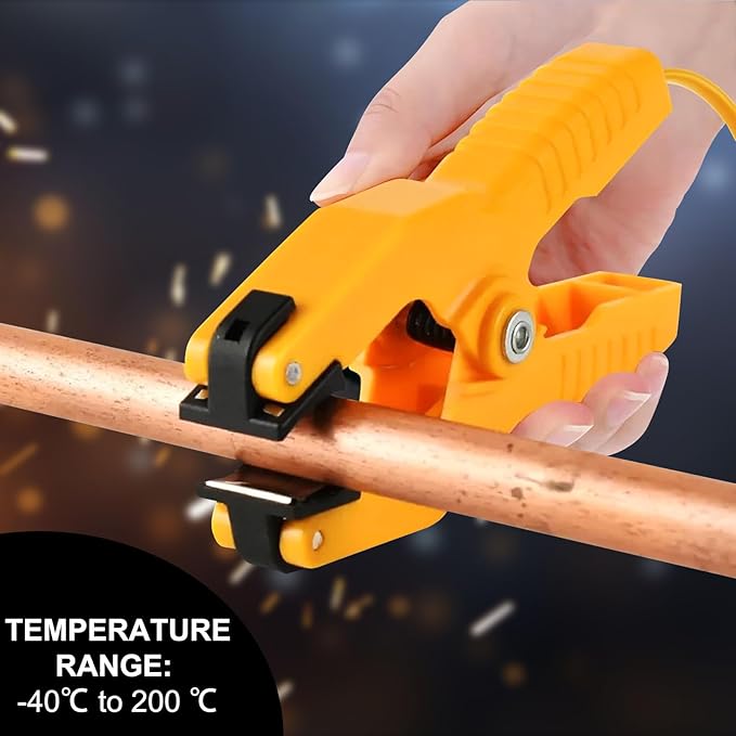 Qiilu Pipe Clamp Yellow Ht 05 K Type Thermocouple Sensor Temperature Pipe Clamp 1~3 8 40~200℃ (Qiilukisnrv2qa5)