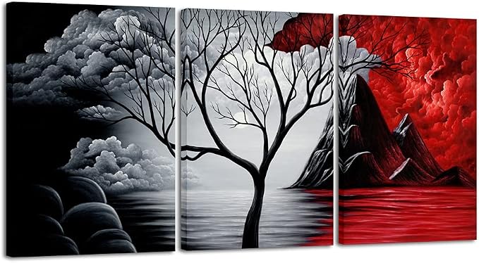 Wieco Art Canvas Wall Art Abstract Pictures by WiecoArt
