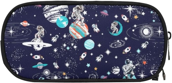 ANANGTEE Space Astronauts Music Pencil Pouch Case - Image 5