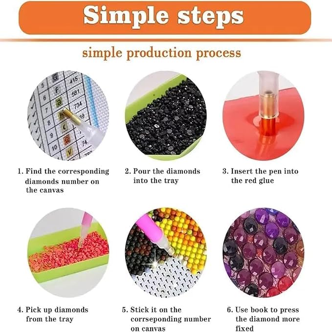 EIBEILI Diamond Art Kits for Adults, Party Duck Diamond Painting Kits for - Image 7