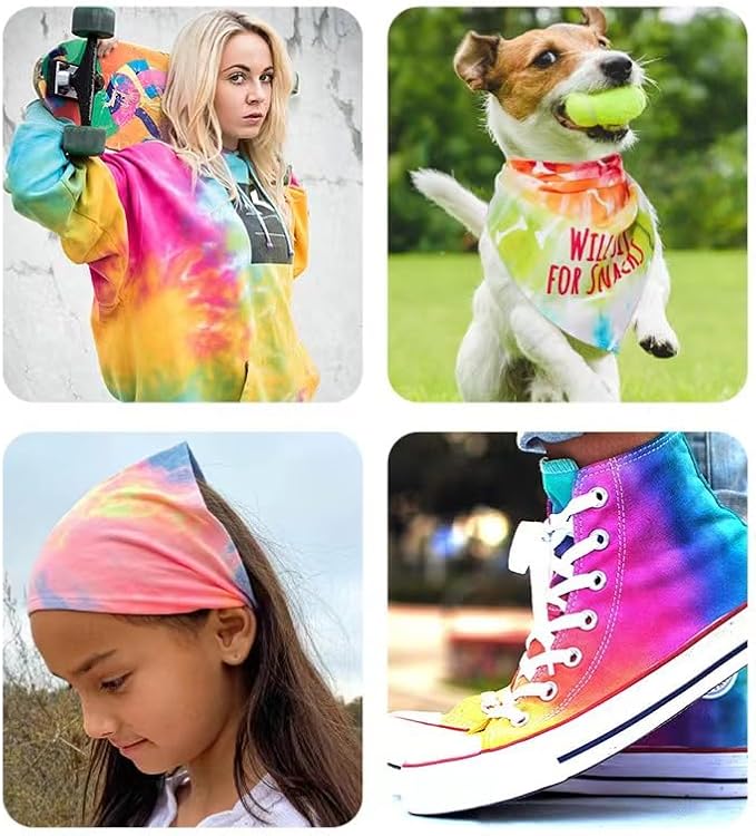 36 Colors Tie Dye Powder, Rainbow Tie Fabric Dye Powder - Image 3