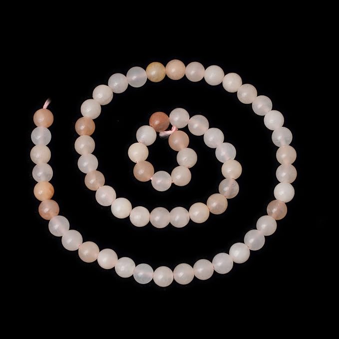 60PCS 6mm Natural Pink Aventurine Gemstone Round Loose Beads Stone Beads - Image 2