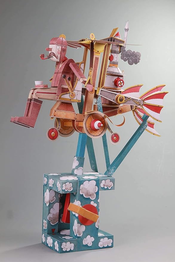 ModelShop Automata Paper Machine Moving Model Papercraft Designed by Keith - Image 5