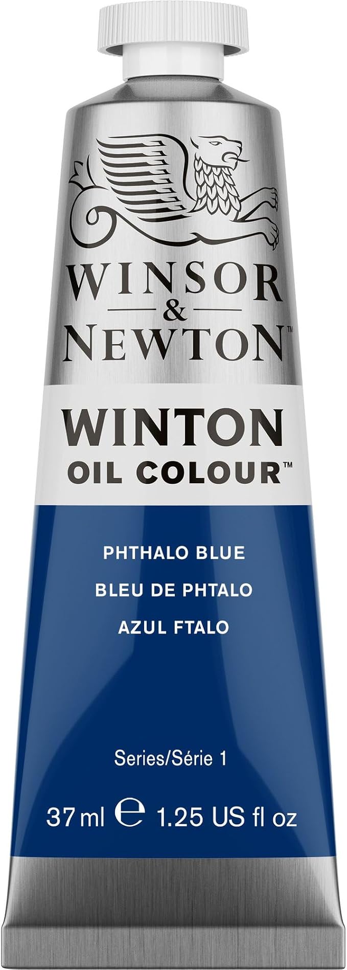 Winsor & Newton Winton Oil Color, 37ml Tube, Phthalo Blue - Image 11