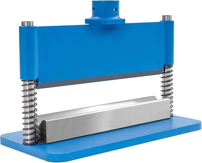 12inch Press Brake Attachment 12-20 Ton Heavy Duty Hydraulic Shop Presses Metal Bending Tool for Metal Sheets, Creating Complex Shapes, Blue