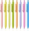Piochoo Gel Pens, 8 Pack Fine Point Black Ink Smooth Writing Ink Pen, by Piochoo