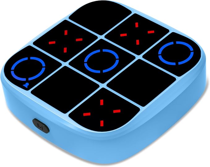 Tic-Tac-Toe Bolt Game, 4-in-1 Handheld Puzzle Games Console, Electronic by KOQQQ-TicTacToeBoltGame