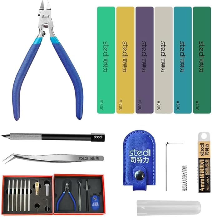 stedi Model Tools Kit for Professionals 14 PCS, Modeler Professional Tools Kit by Stedi