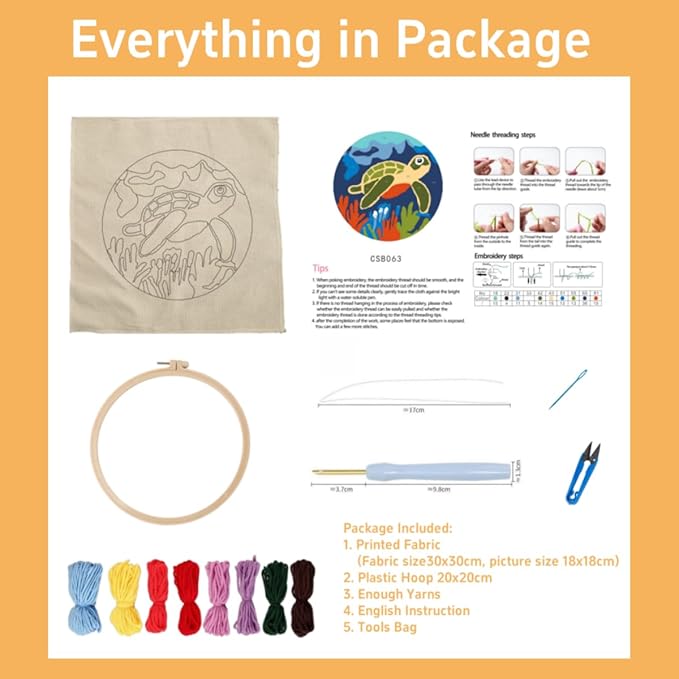 DIY Punch Needle Kits Rooster Easy - Image 2