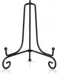 Artliving Plate Stands for Display, 7 Inch Black Iron Easel Plate Display Photo by Artliving