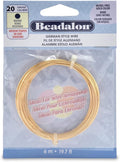 Beadalon German Style Wrapping Wire, 20 Gauge, 6 m / 19.7 ft by Beadalon