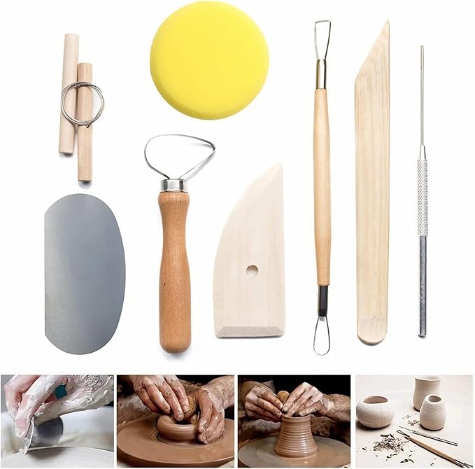Clay Tools 52PCS Pottery Tools Clay Sculpting Tools Polymer Clay Tools Kit - Image 4