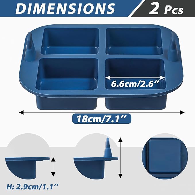 Webake Silicone Air Fryer Brownie Pan - Image 2